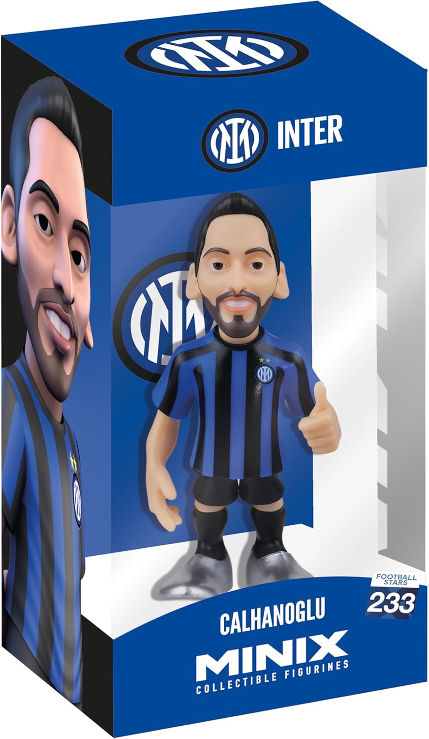 Minix 12cm Collectible Figurines – Official Licensed Serie A Soccer Figures – Choose Your Favorite Nerazzurri Stars (Hakan Calhanoglu)