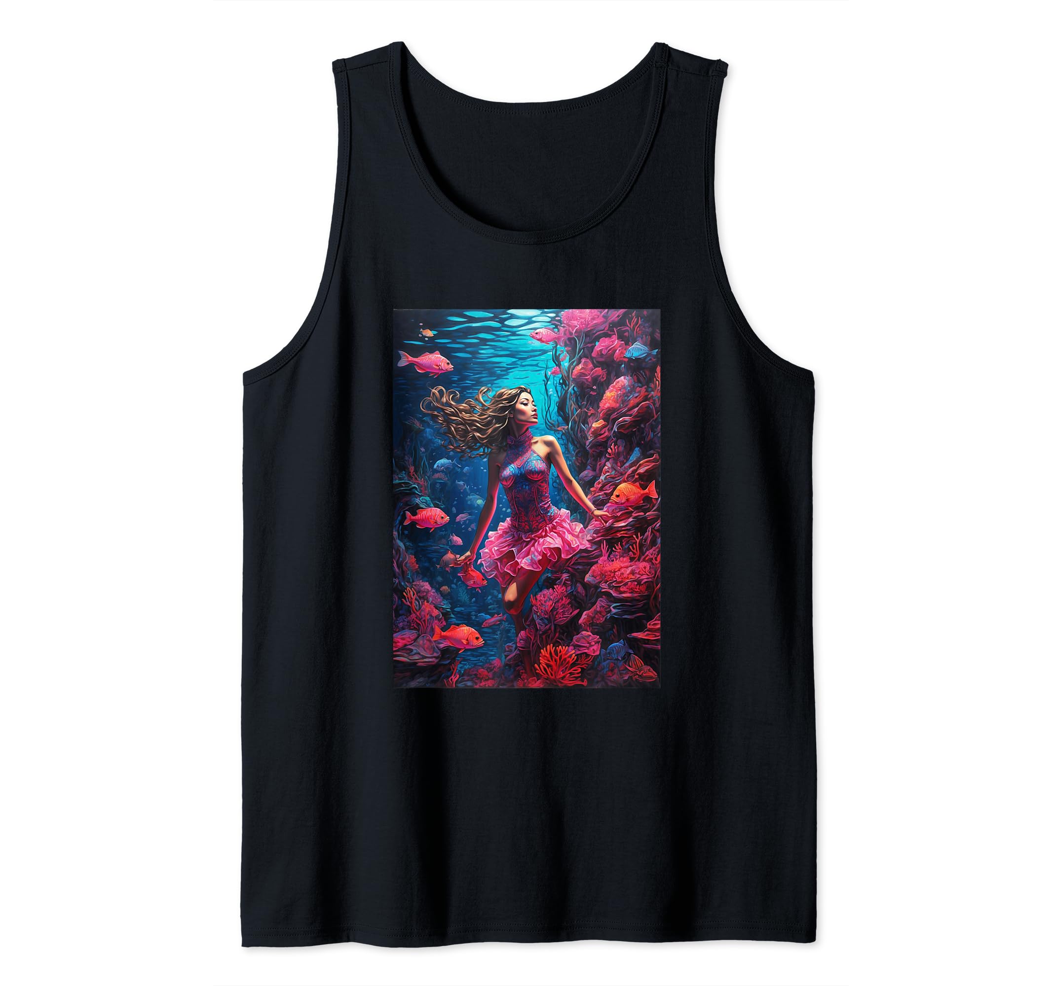 Underwater girl Tank Top