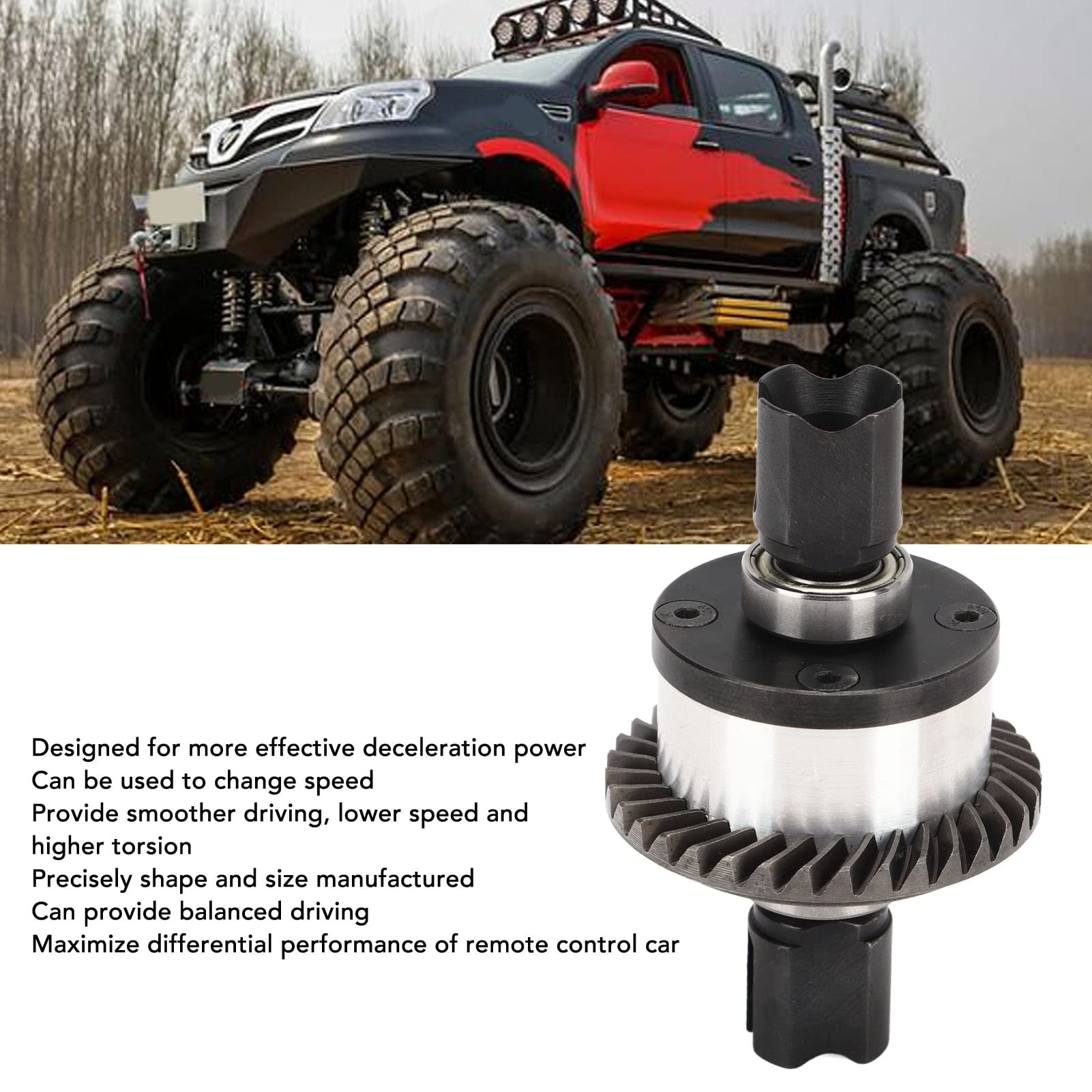 Coppa Differenziale In Acciaio Shanrya Per Auto RC 1/7 1/8 - Outdrive Preciso E Resistente