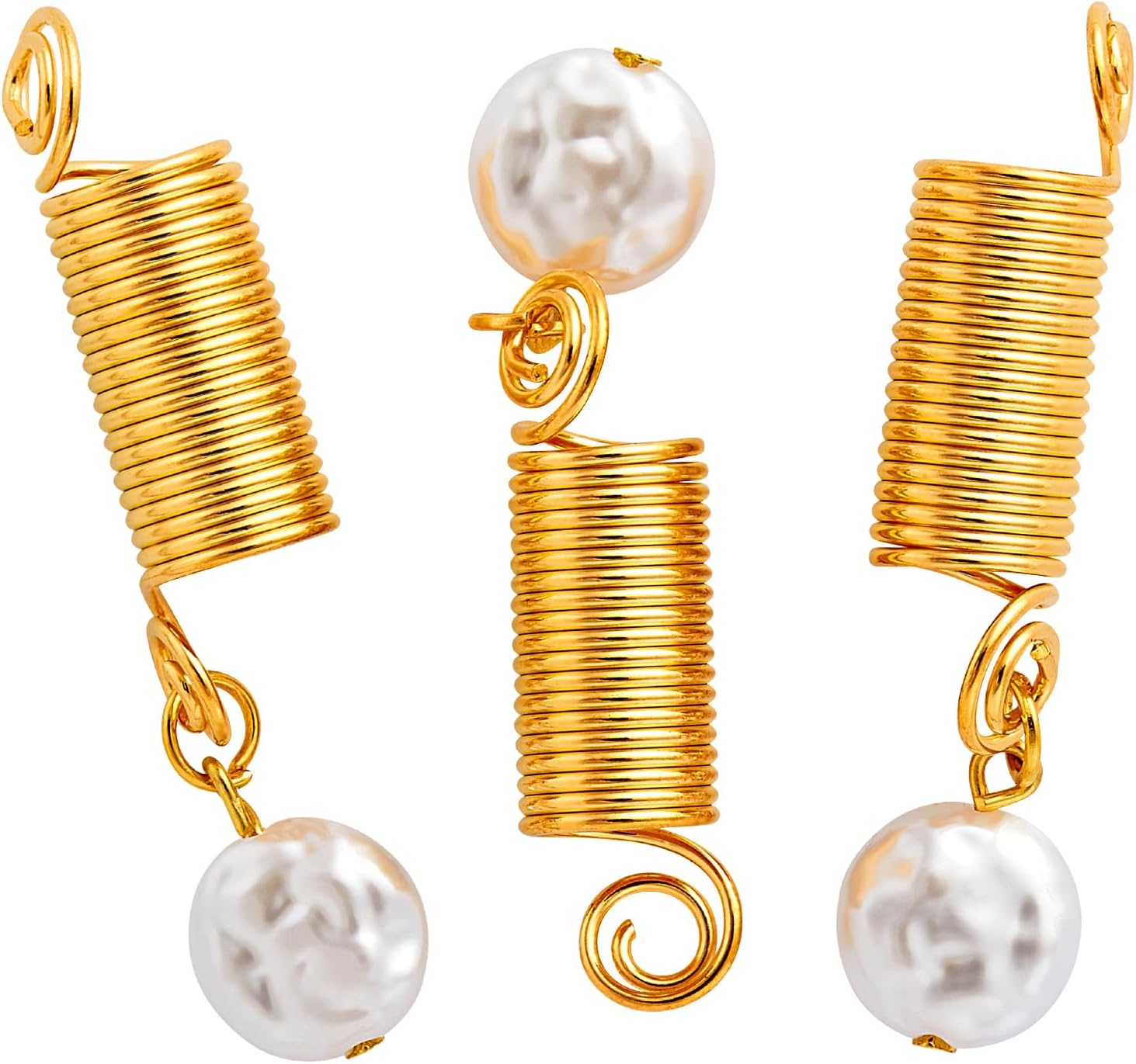 Red by Kiss Dreadlock Jewelry Braid Charms Hair Cuffs for Women Braiding Hair Pendants Decoration Clips image 2