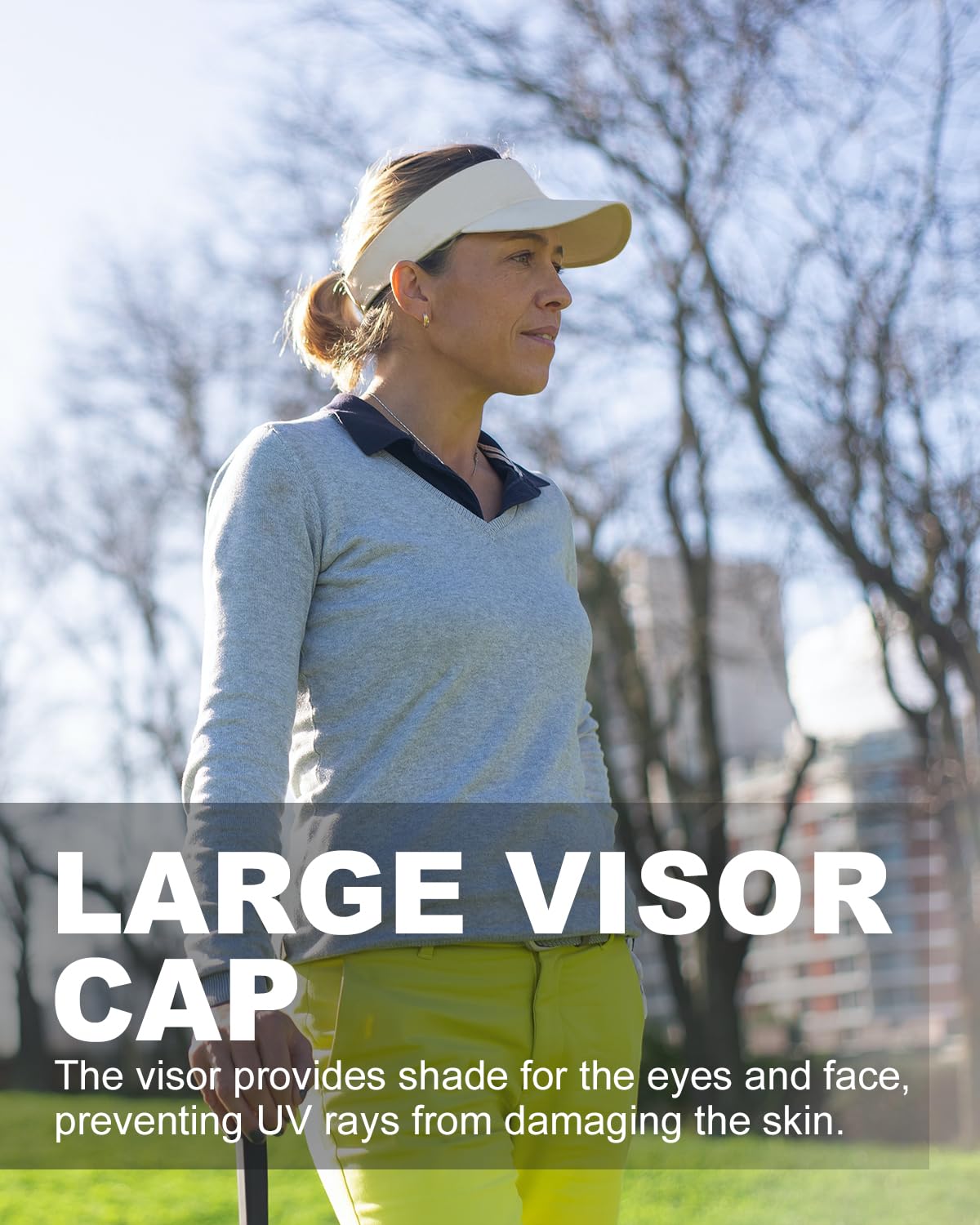 Zylioo Grande casquette de baseball pour queue de cheval, taille XXL, casquette de golf surdimensionnée pour grosses têtes