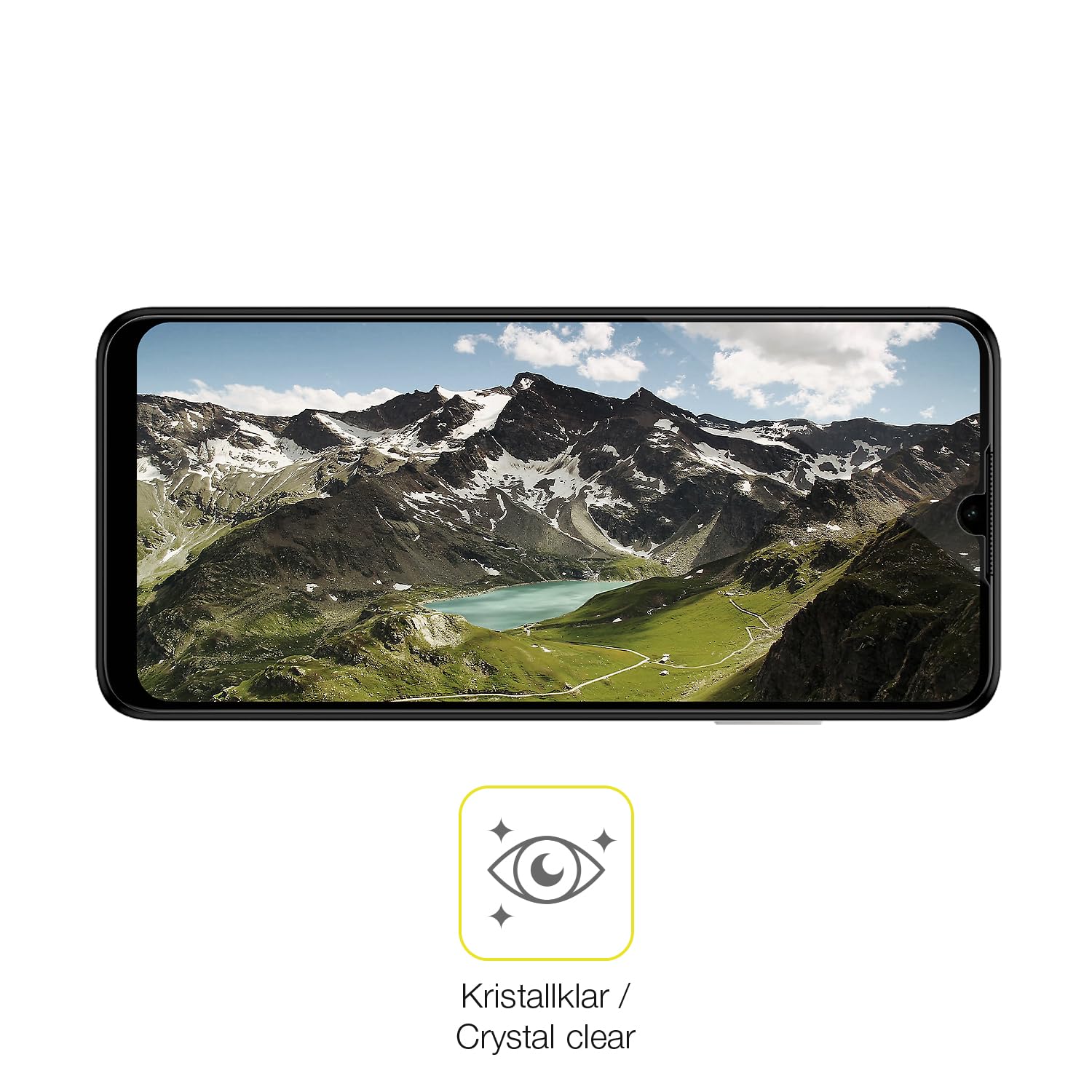 Dipos 3x Pellicola Protettiva Full Cover Per Nokia 2.2 - Protezione 3D Trasparente, Made In Germany