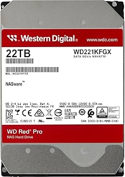 Amazon.com: Western Digital 22TB WD Red Pro NAS Internal Hard