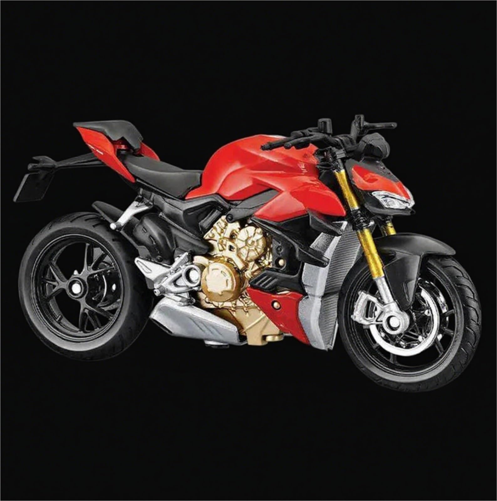 Modello di moto Modellino Di Moto Da Cross In Scala 1/18, Auto Giocattolo Collezione, Regalo, Produzione Pressofusa Statica Per DUCATI, Per SUPER, Per NAKED V4 S