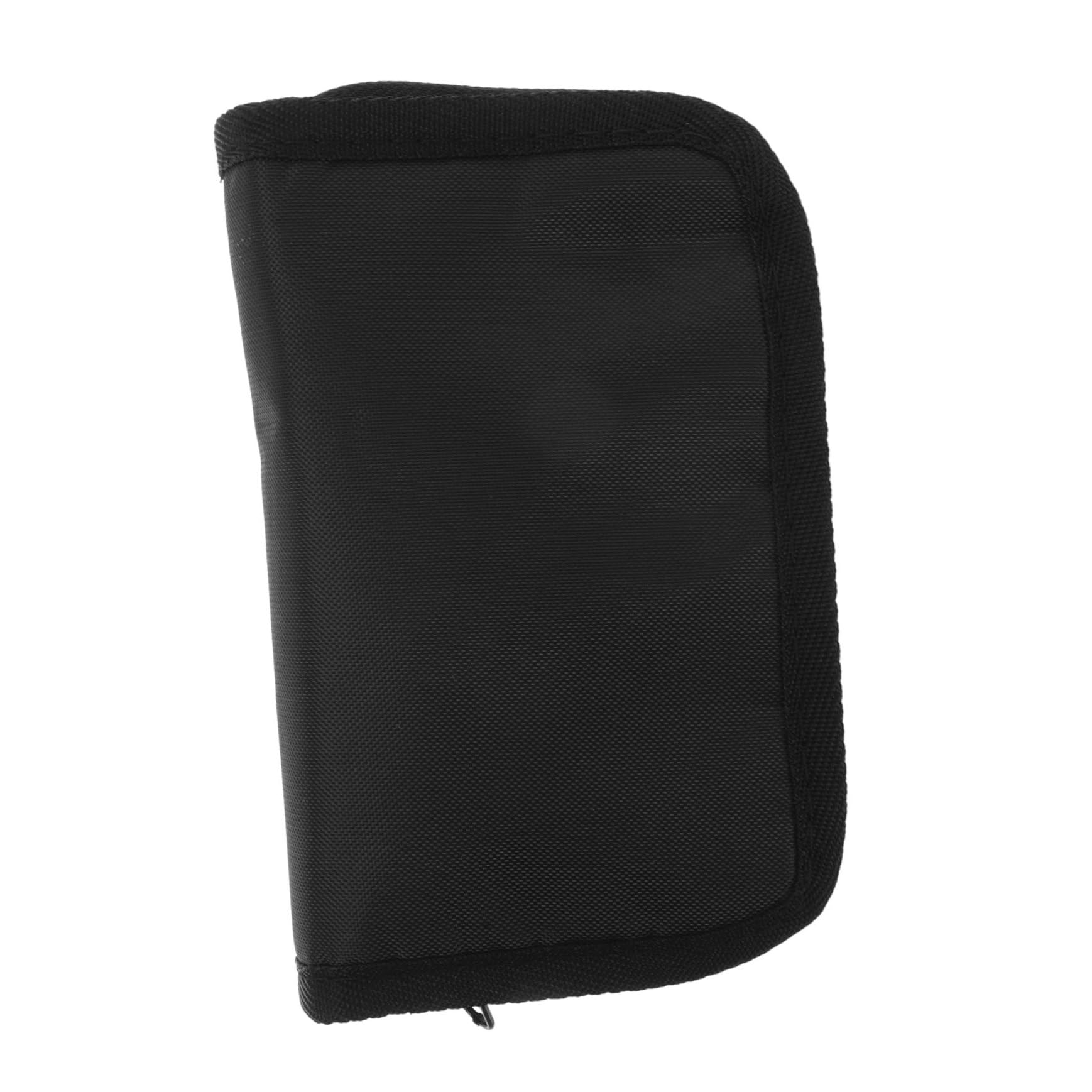 FOMIYES 15 Piezas Bolsa de almacenamiento para en caja de almacenamiento Caso para Bolsa de almacenamiento para Estuche para Black