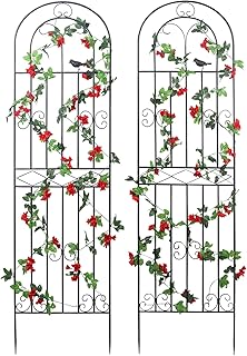 Metal Garden Trellis - Climbing Plant Support