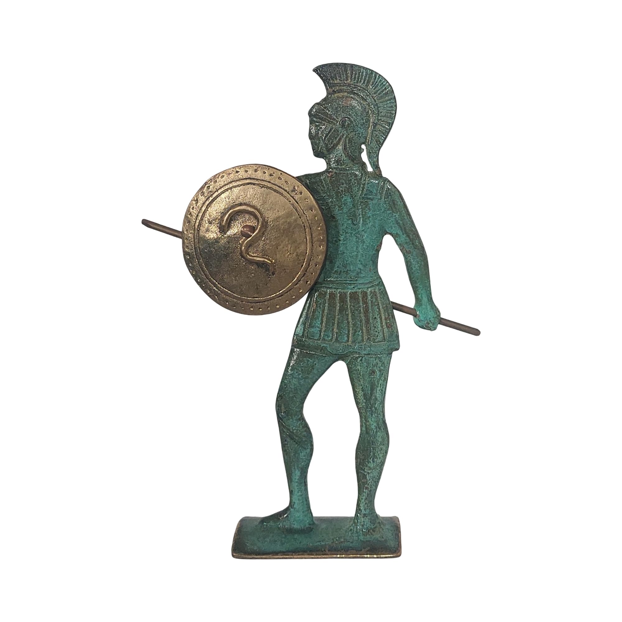 Statue d'Achille en bronze véritable faite main pour décoration haut de gamme