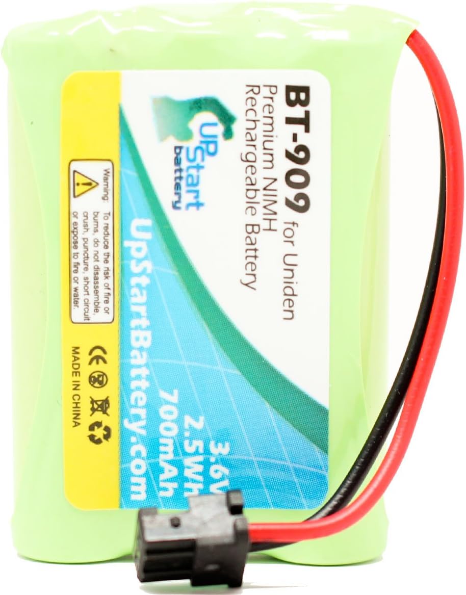 Cordless Phone Battery Replacement for BT-909 - Compatible w/Uniden TCX905, TRU9485, TRU9485-2, BT-634, DCT648-3, GES-PC3F02, GP 80AAALH3BMX,DCT7585, DCT-7585,WHAMX4, GP60AAAH3BMS, RadioShack 43-139