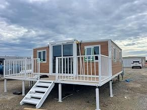 20ft/40ft Storm-Proof Modular Prefab Home | Kitchen & Bathroom | 10-Year Structural Warranty | Customizable Add-Ons Available | Residence, Office, Construction site Dormitory, Warehouse