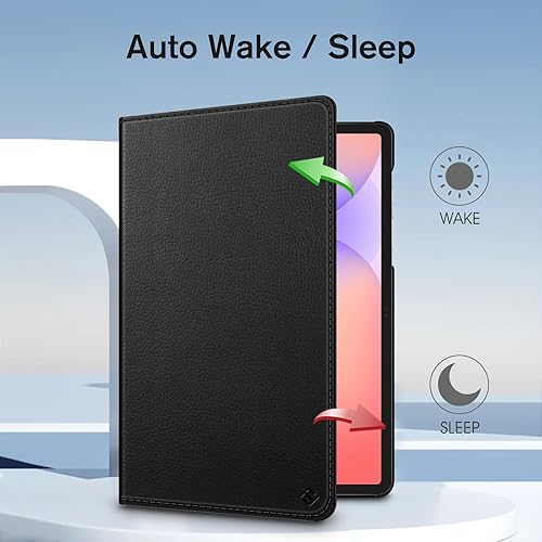 Vista 5 de Fintie Funda giratoria para Samsung Galaxy Tab S10 Lite/S10 FE/ S9 FE 5G 10.9 pulgadas/Tab S9 11 pulgadas con soporte para bolígrafo S, cubierta