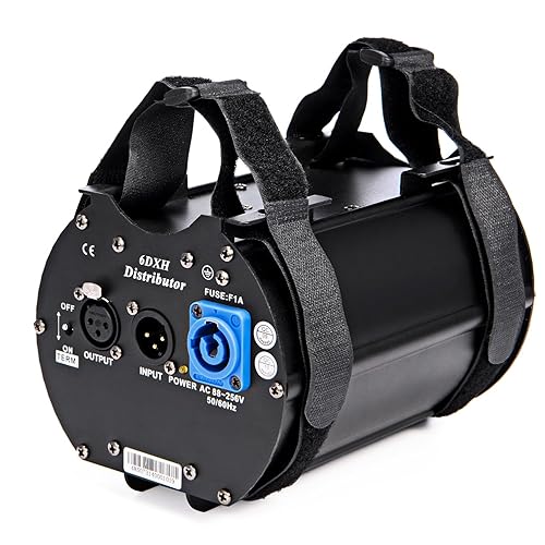 MFL. DMX Splitter with One Input 6-Way Distributor 3-Pin Xlr Separate Dmx Signal Amplifier System