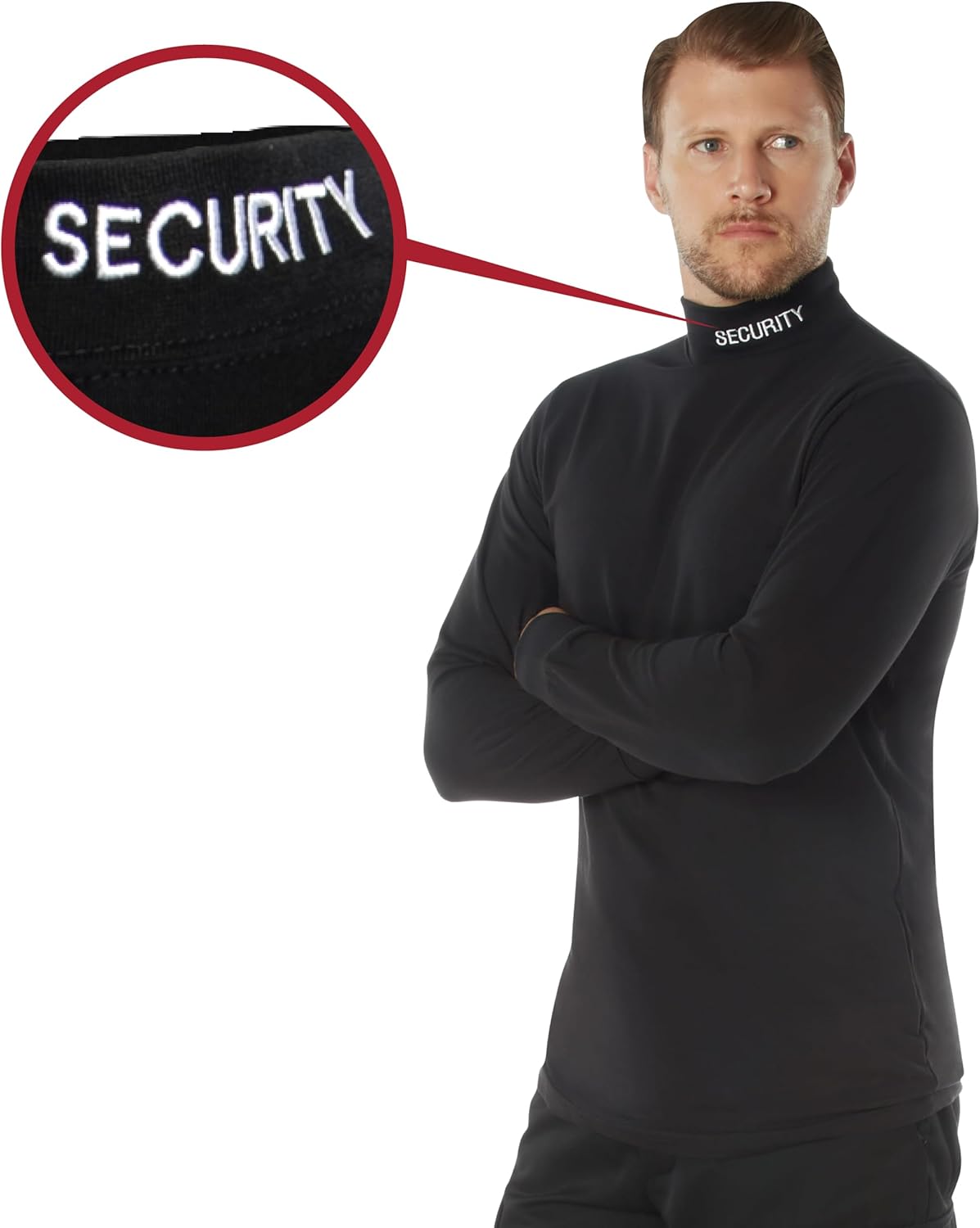 Rothco Mock Turtleneck - Professional Long Sleeve Uniform Comfortable Base Layer Shirt
