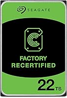 Seagate Exos 22TB Enterprise HDD 7200RPM SATA 6Gb/s 3.5" Renewed - Reliable High-Capacity Storage for Data Centers