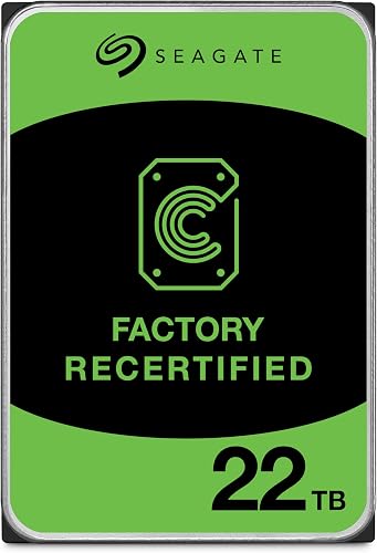 Seagate EXOS X22 22TB Interne Server Festplatte ST22000NM…