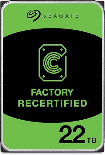 Seagate Exos 22TB SATA HDD 6Gb/s 7200RPM 3.5-inch Enterprise Hard