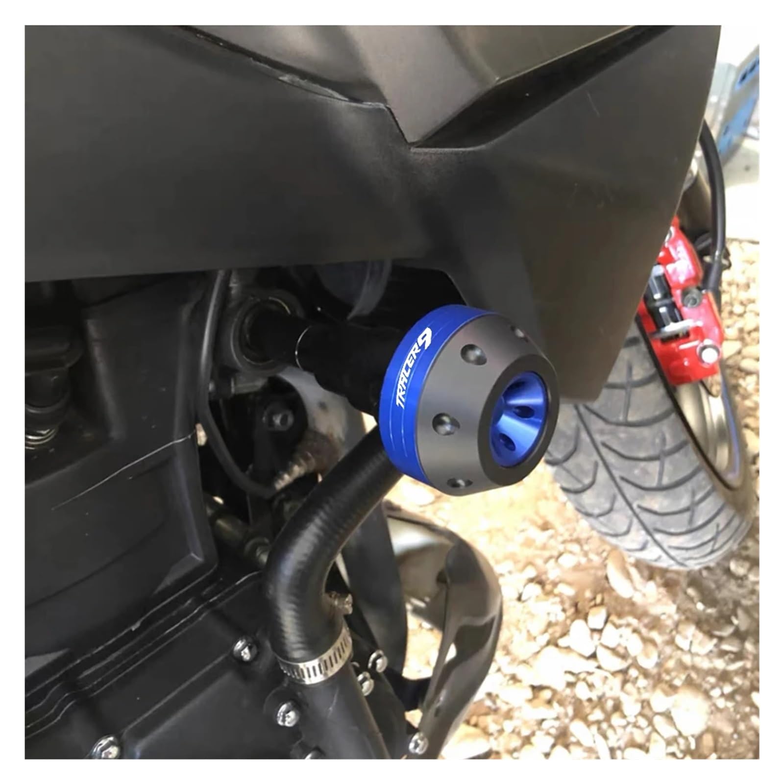 Motorrad Anti-Crash Pads Für Yamaha Tracer 9/GT 2021 – ABS+Aluminium, Sturzpads Für Rahmen & Motor