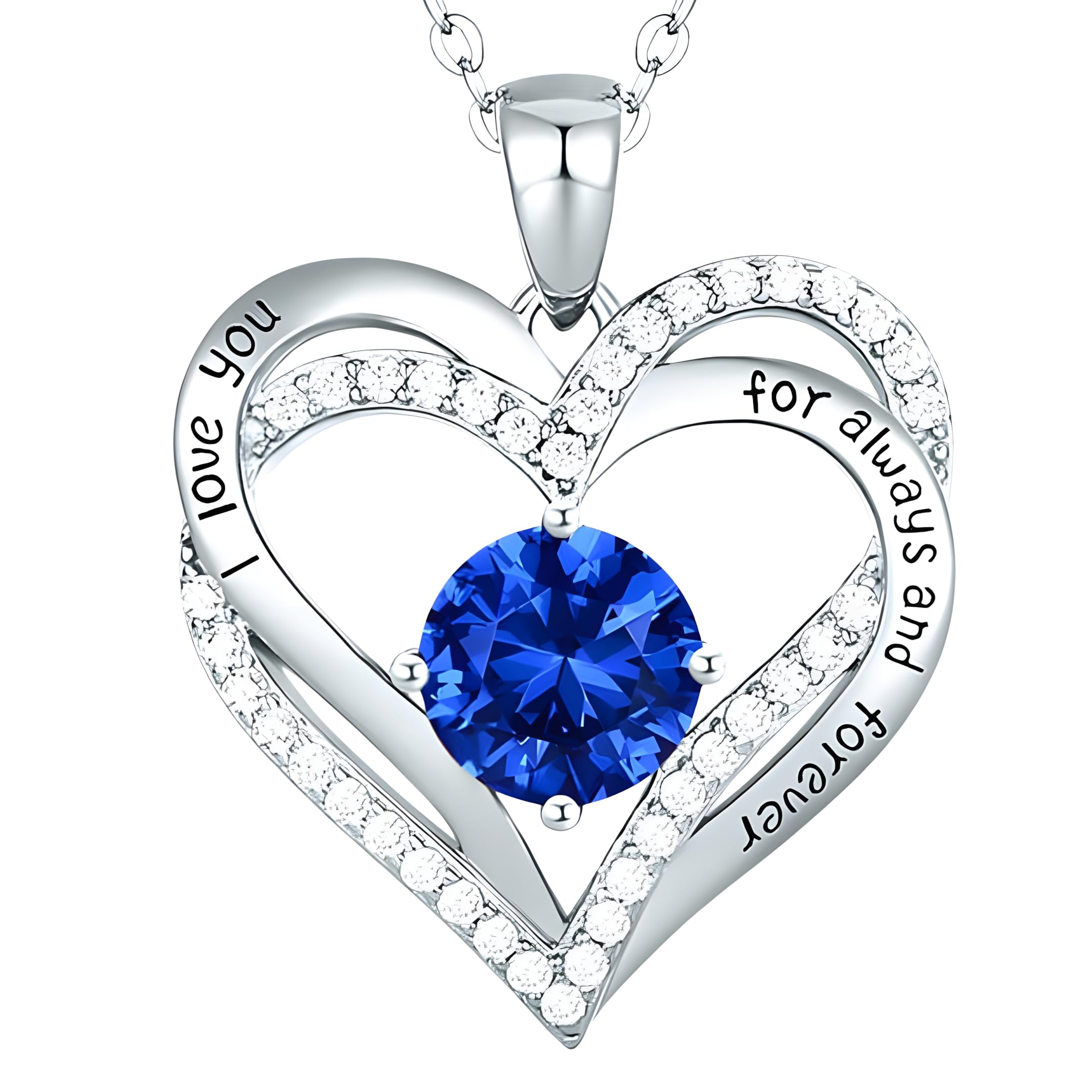 Collier double cœur entrelacé - Cadeau romantique idéal pour occasions spéciales - 3
