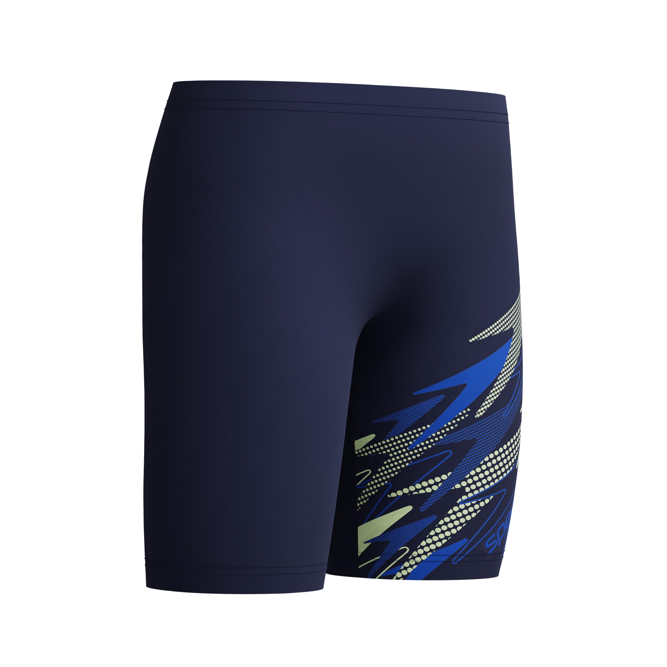 Speedo Costume da bagno per ragazzi con logo Medley Jammer e pavone/zaffiro scuro