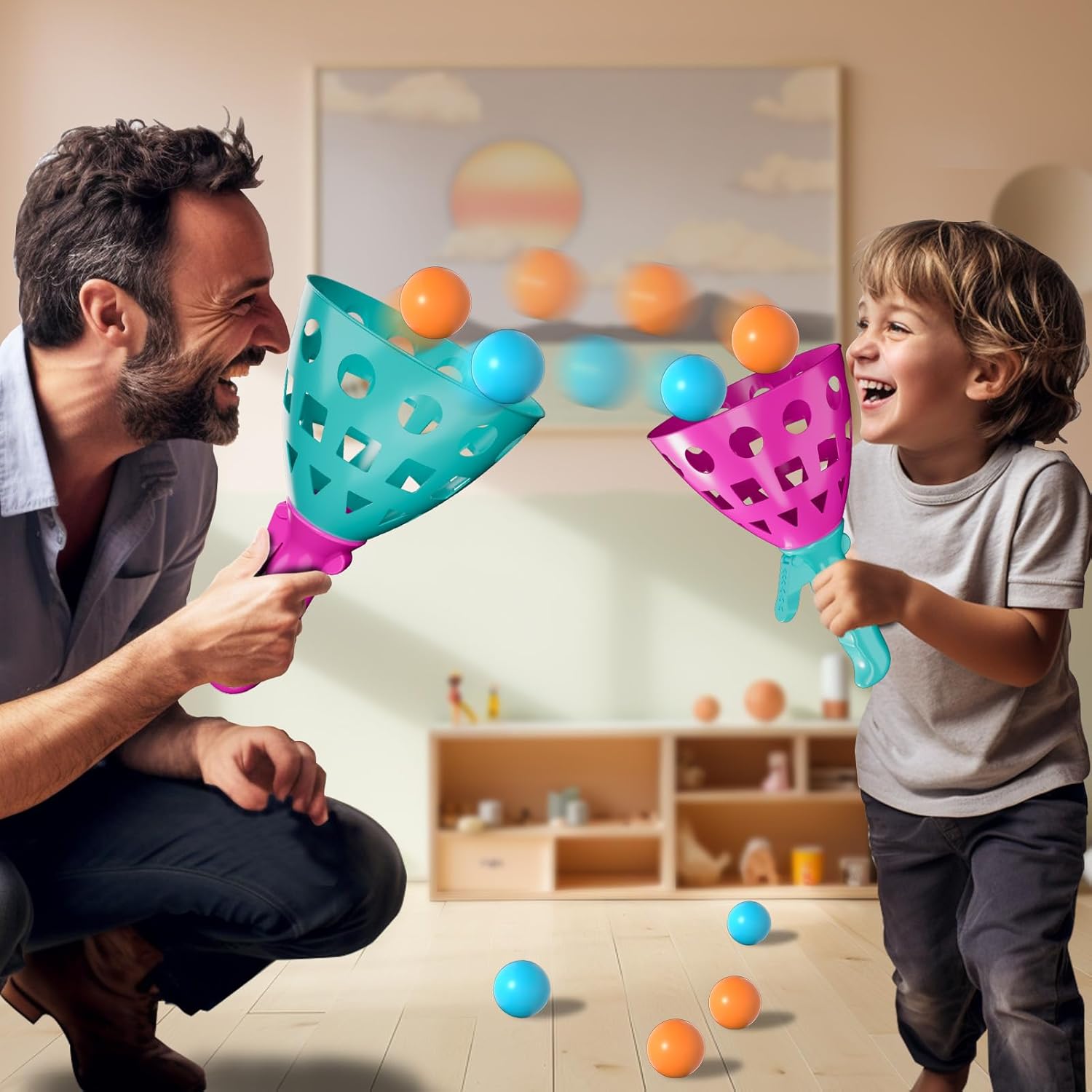 Bennol Outdoor Game Toys for Kids Boys with 20 Balls, Pop Pass Catch Ball Game Outside Toys Gifts for 3 4 5 6 7 8+ Year Old Boy Kids, Outside Outdoor Toy Gifts for Boys Ages 3-5 4-8 - Image 5