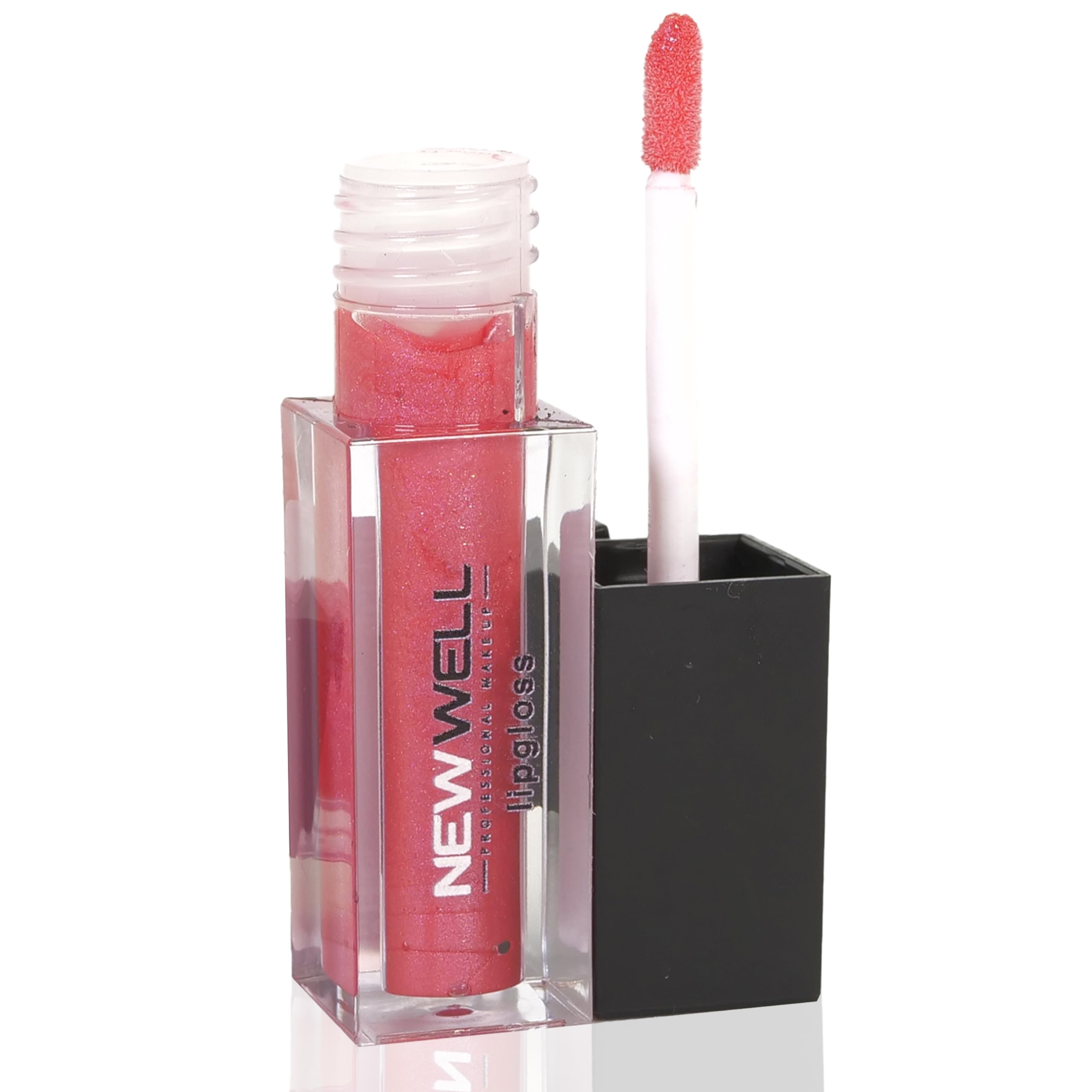 Newwell Shiny Lip Gloss - 24 Hours Hold - For Full-Like Lips - Moisturising - Vegan - Colour: Red - 02, 6 ml (Pack of 1)