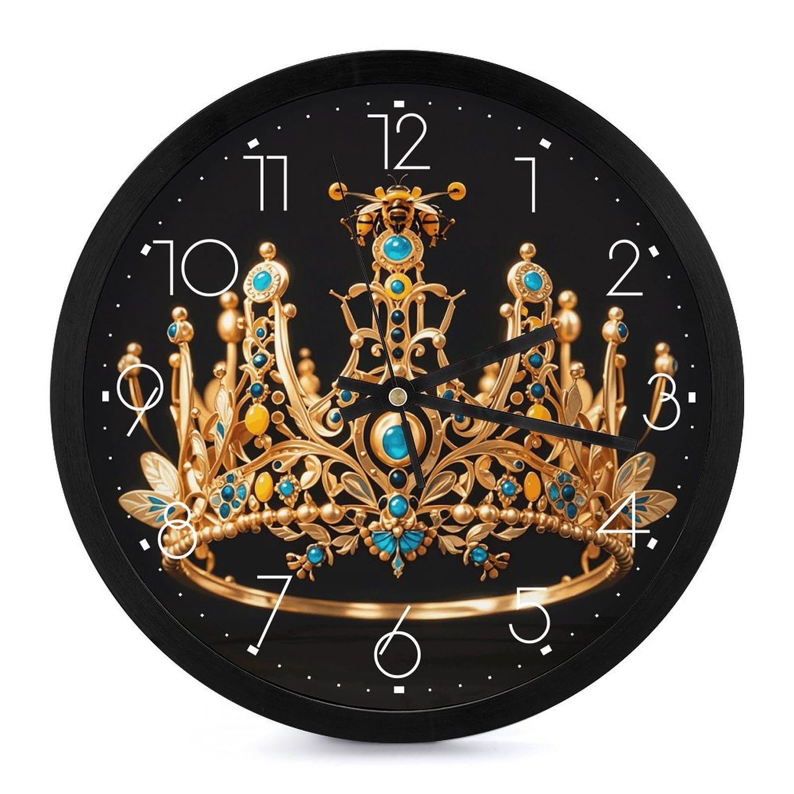 Horloge murale silencieuse sans tic-tac numérique et facile à lire pour le bureau