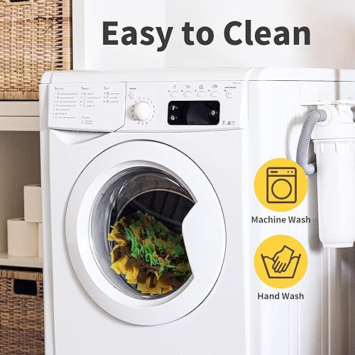 Miniatura 84 de Tapete para olfatear mascotas para perros, tapete de alimentación para perros, tapetes de entrenamiento de nariz para forrajear instinto interactivo