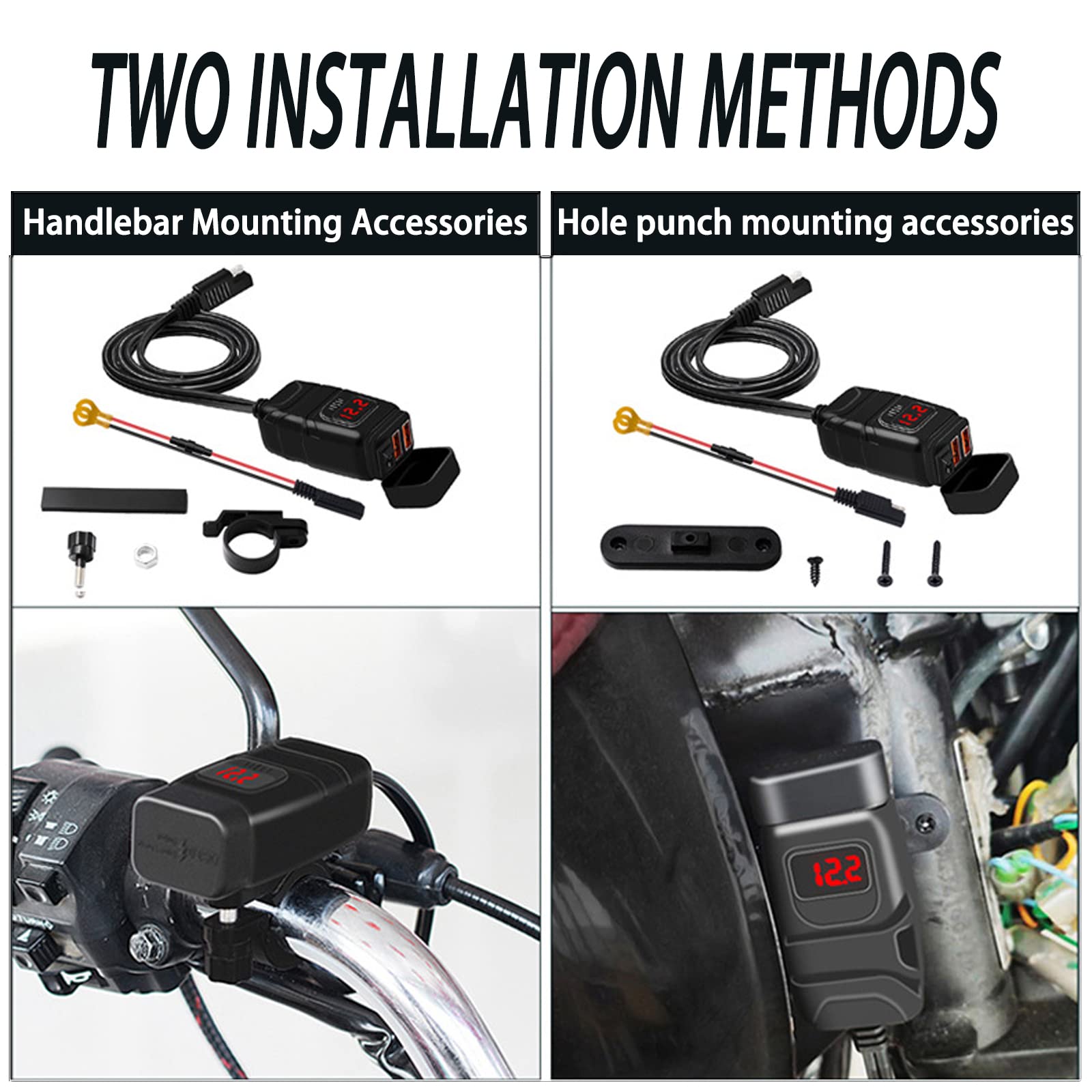 Support téléphone moto avec prise usb | Boutique motard