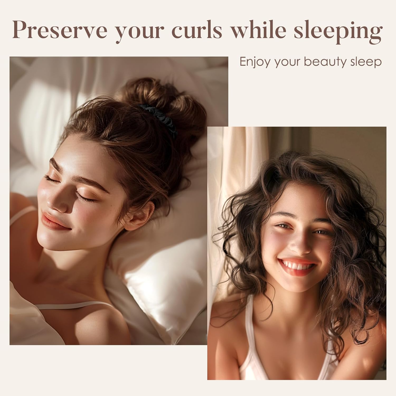 LULUSILK Skinny Silk Scrunchies for Hair Sleep, 100% Real Mulberry Silk, No Damage Thin Hair Ties for Women and Girls, Black, Pack of 6