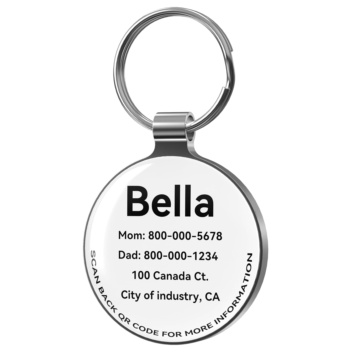 WhoseID QR Code Dog Tag, Personalized Pet Tags for Dogs
