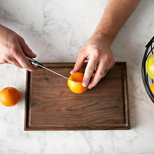 Miniatura 7 de Tabla de cortar con monograma, regalo de boda para parejas, tabla de cortar de madera con grabado, regalo para mamá y abuela (tabla de nogal de 8 x