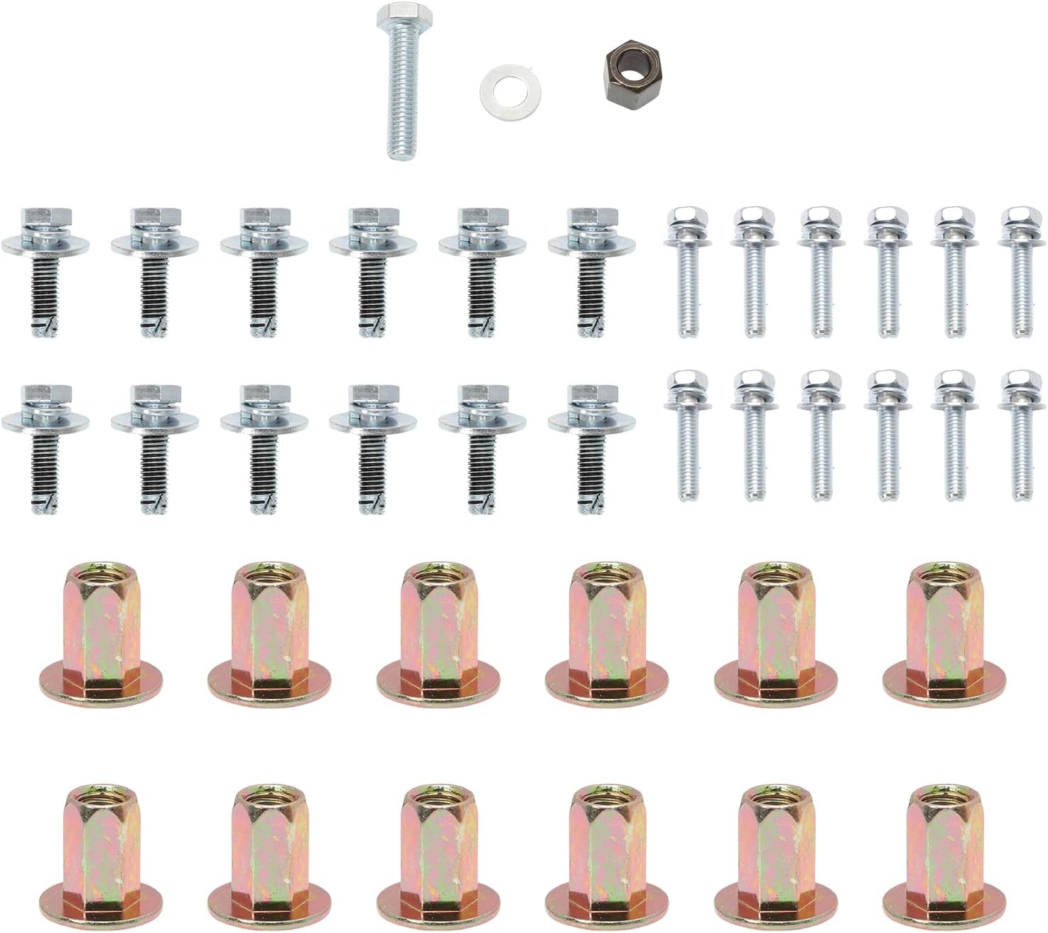 68193128AB Sidestep Hardware Mounting Kit Fit for Ram 3500 2500 1500 2013-2019, for Ram 4500 5500 2014-2019 Tubular Side Step Hardware Mounting Kit Running Board Mounting Hardware