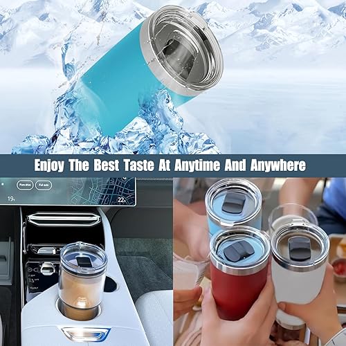 Miniatura 6 de Tapas de vaso de 20 onzas, tapas de repuesto compatibles con vasos YETI de 20 onzas, taza de 1024 onzas y Lowball de 10 onzas, estilo antiguo, más