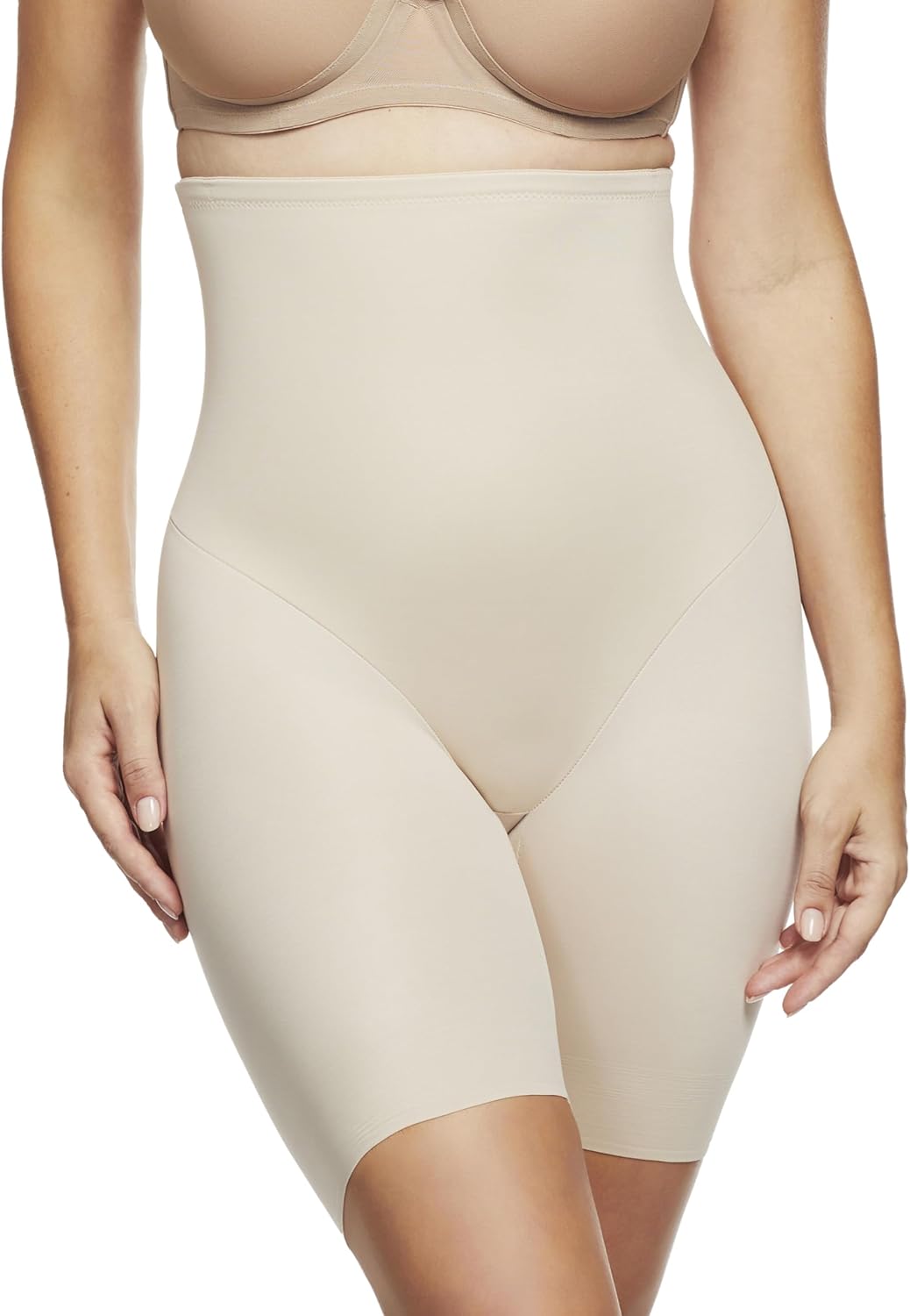 Naomi and Nicole Women's Back Magic Firm Control Hi Waist Thigh Slimmer Shapewear - Image 2