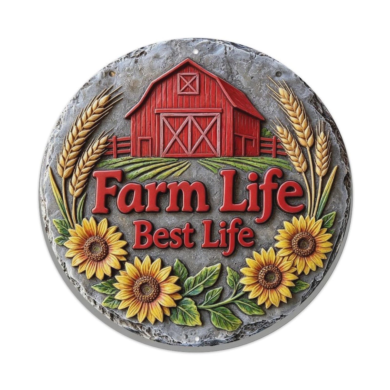 Farm Life Best Life Metal Tin Sign Plaque