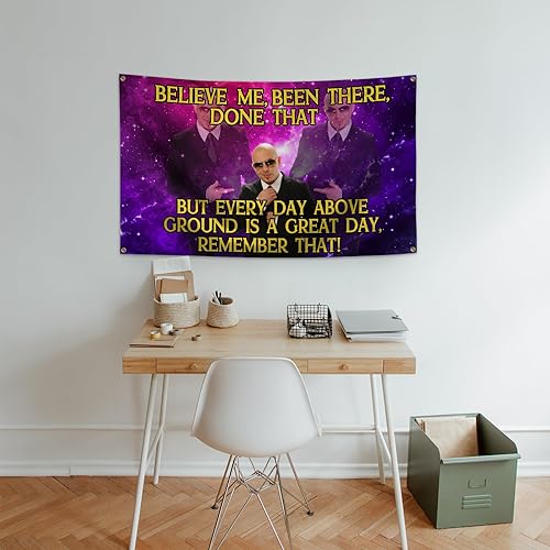 Miniatura 3 de Armando Rapper Christians Perezm - Divertida bandera de 3 x 5 pies con 4 ojales de latón, tapiz decorativo para habitación de dormitorio