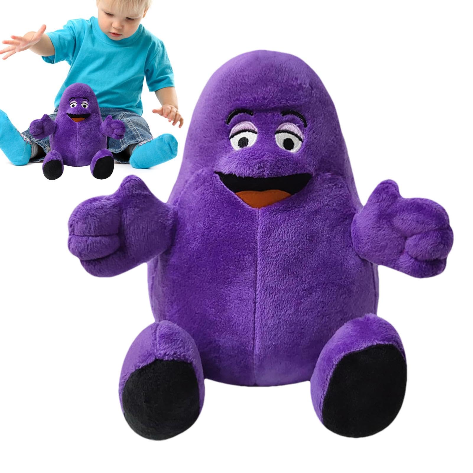 Amazon.co.jp: ぬいぐるみ - 柔らかい紫のぬいぐるみ人形 - ぬいぐるみ