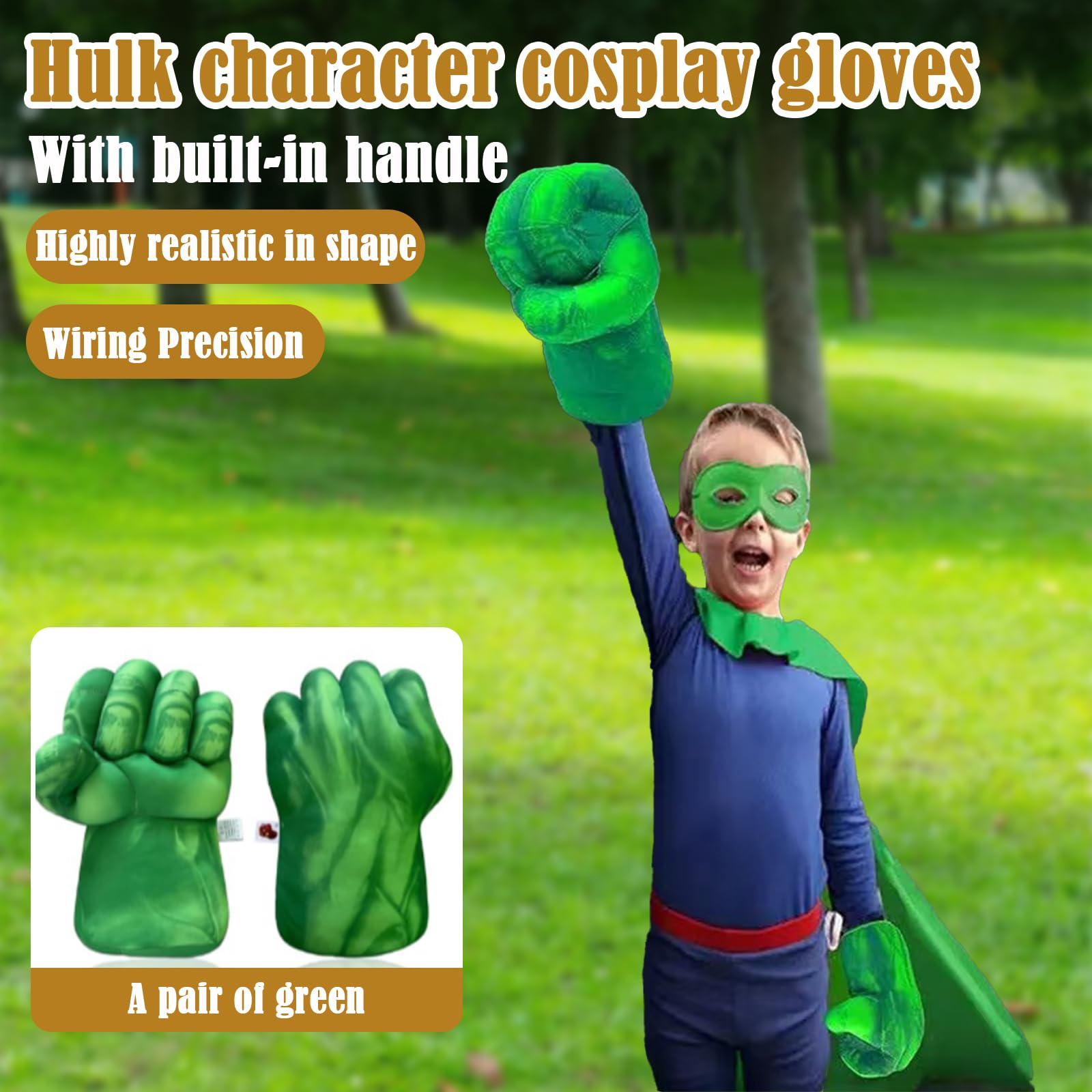 Gants de Boxe Enfant, Gants en Peluche Doux, et Jouet Amusant, pour garçons pour Cosplay Enfant, Douce, Cadeau de Noël, d'halloween et d'anniversaire