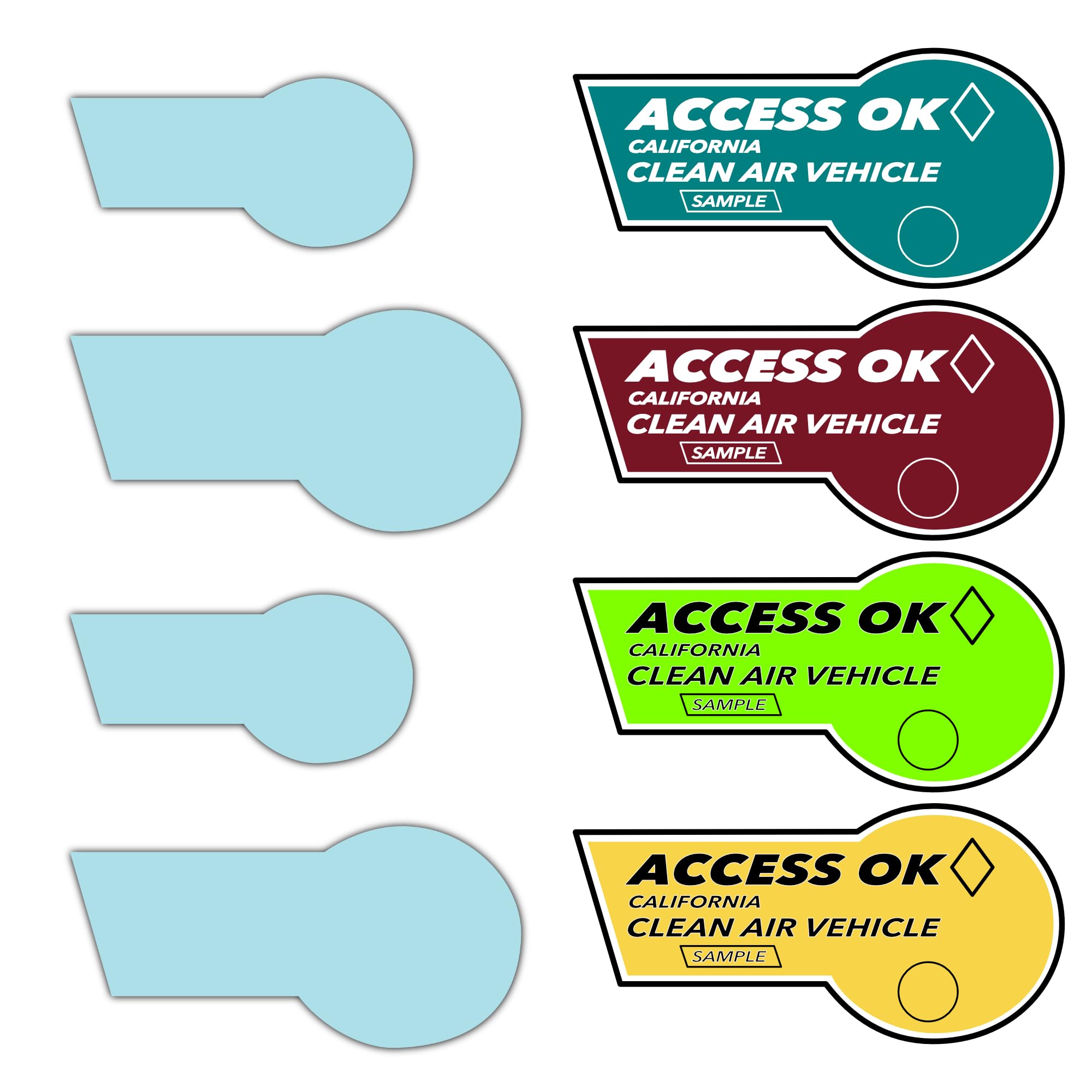 Snapklik.com : TWRAPS Paint Protection For 2025 Teal California HOV ...