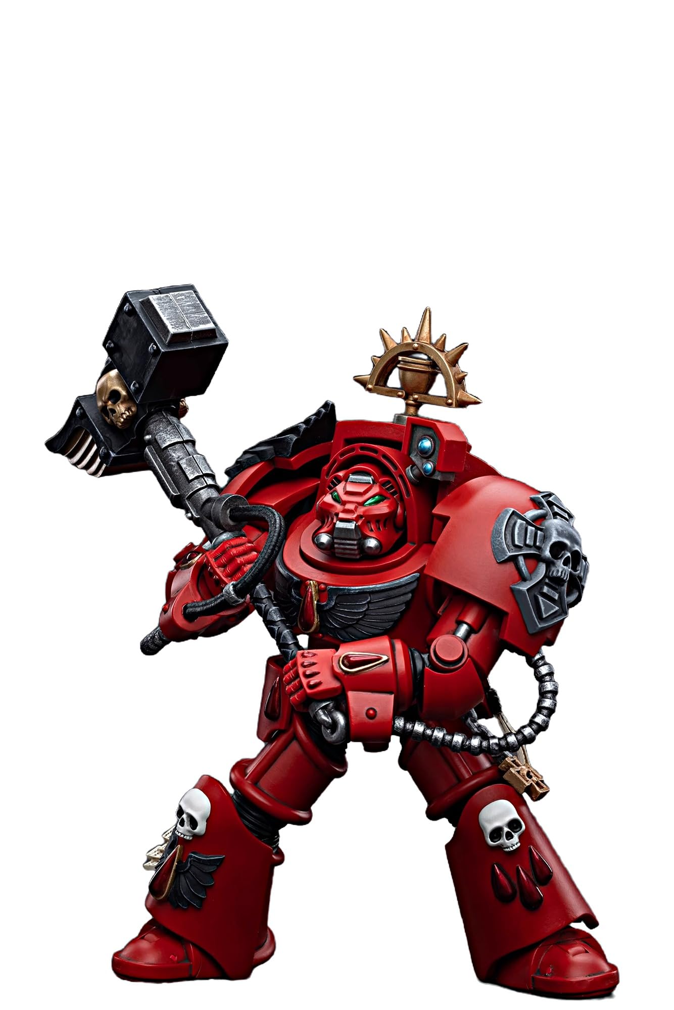 JOYTOY Warhammer 40K 1/18 Action Figure Blood Angels Antico Fratello Leonid Modello da Collezione