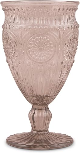 Miniatura 11 de WEDDINGSTAR Flauta de champán de vidrio prensado estilo vintage 6oz - transparente Claro,Azul,rosado (Blush Pink),Negro -,Gris