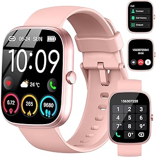 Smart Watch (Answer/Make Call), 2025 HD 1.91" Smartwatch for Men Women, 112+ Sports Modes Fitness Activity Tracker, Calories/Heart Rate/Sleep Monitor, IP68 Waterproof Step Counter for Android iOS