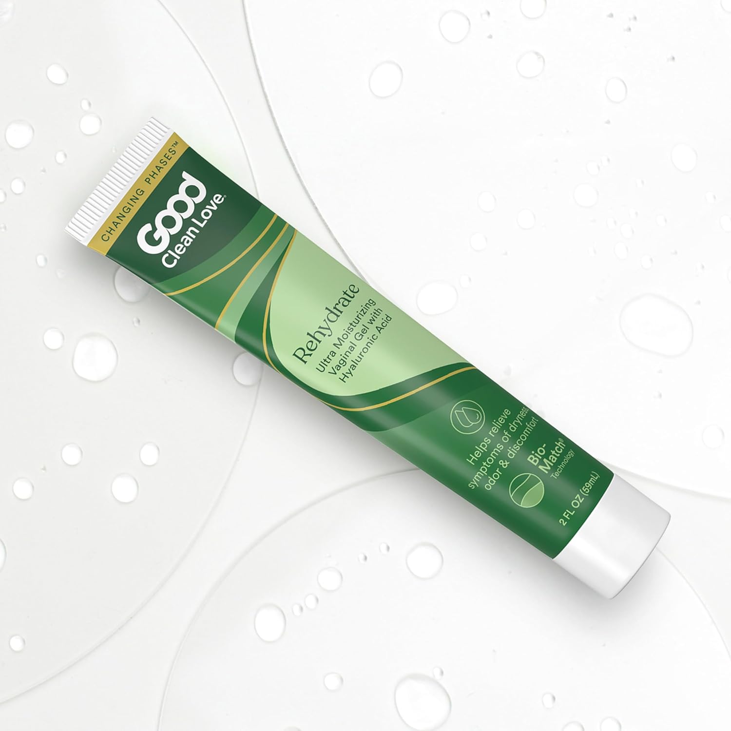 Good Clean Love Rehydrate Ultra Moisturizing Vaginal Gel with Hyaluronic Acid, pH-Balanced Vaginal Moisturizer, Water-Based Feminine Care, Long Lasting Relief from Dryness & Discomfort, 2 Oz - Image 9