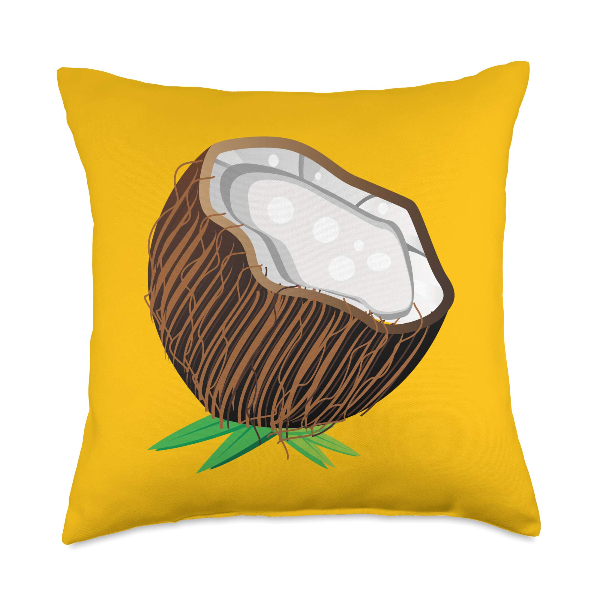 Coco Nuts Co. Coconut Gift Throw Pillow, 18x18, Multicolor