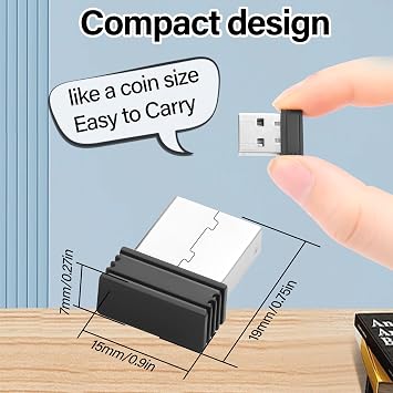 2PCS USB Mouse Jiggler Mover,USB Wireless Mouse Wiggler (Touch Sensitive)-Laptop Mouse Motion Simulator with Adjustable Motion Patterns,for Home/Office,Video Surveillance (Touch)