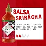 Tabasco Sriracha Hot Sauce, Spicy Savoury Sweet, Pepper Sauce Flavour, Vegan Friendly, Gluten Free, 256mL