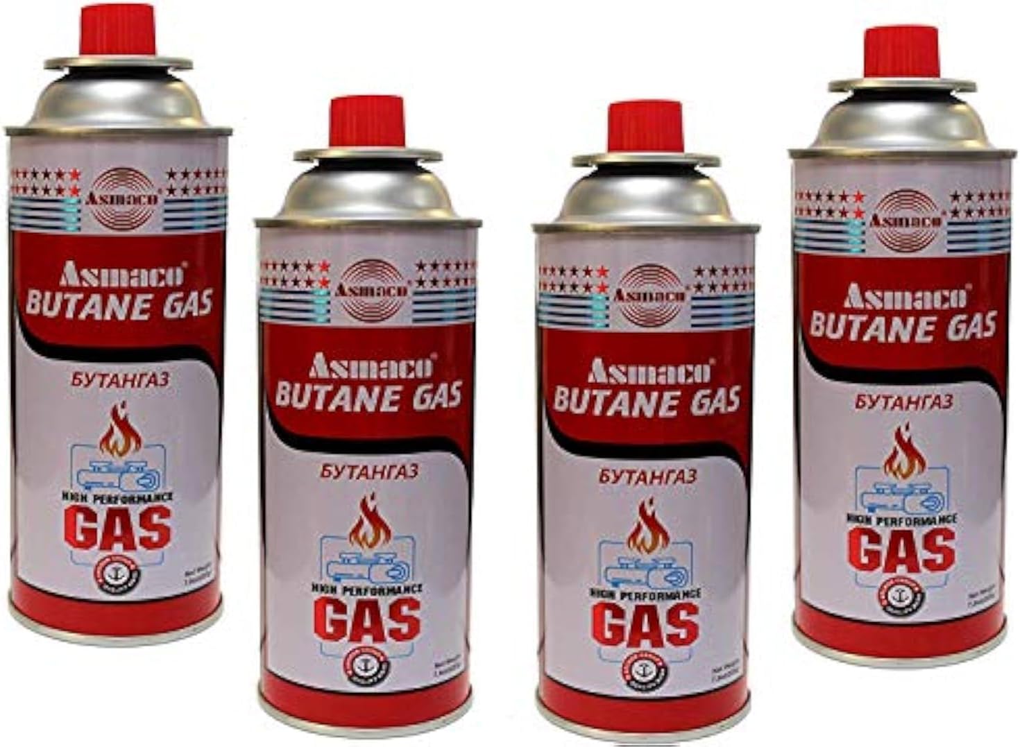 Butane Gas Cartridge 4 Pieces
