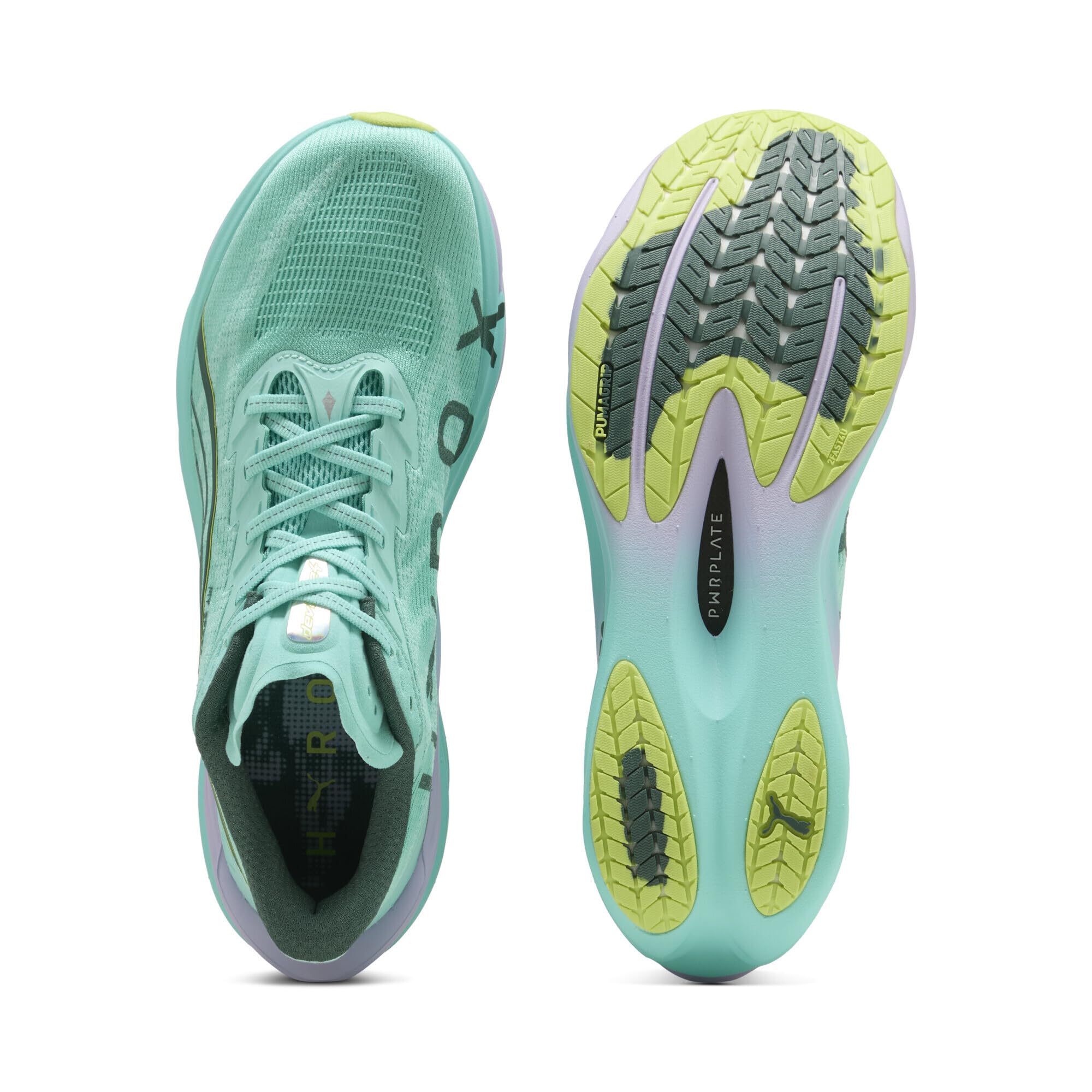 PUMA Deviate Nitro 4 Hyrox Zapatillas para Correr Zapatilla Neutral Hombres Turquesa - Intense Mint-Light Lavender 44