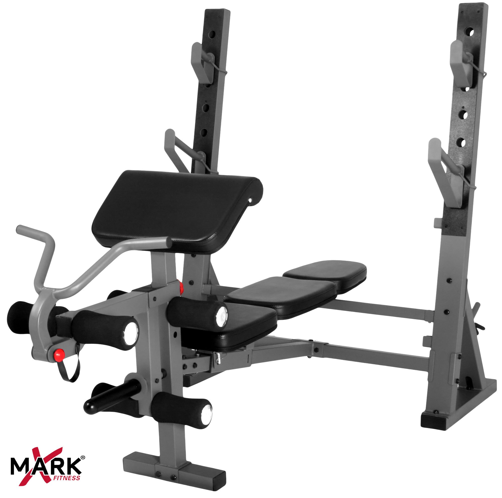 XMark International Olympic Weight Bench with Leg and Preacher Curl Attachment XM4424.1 Buy