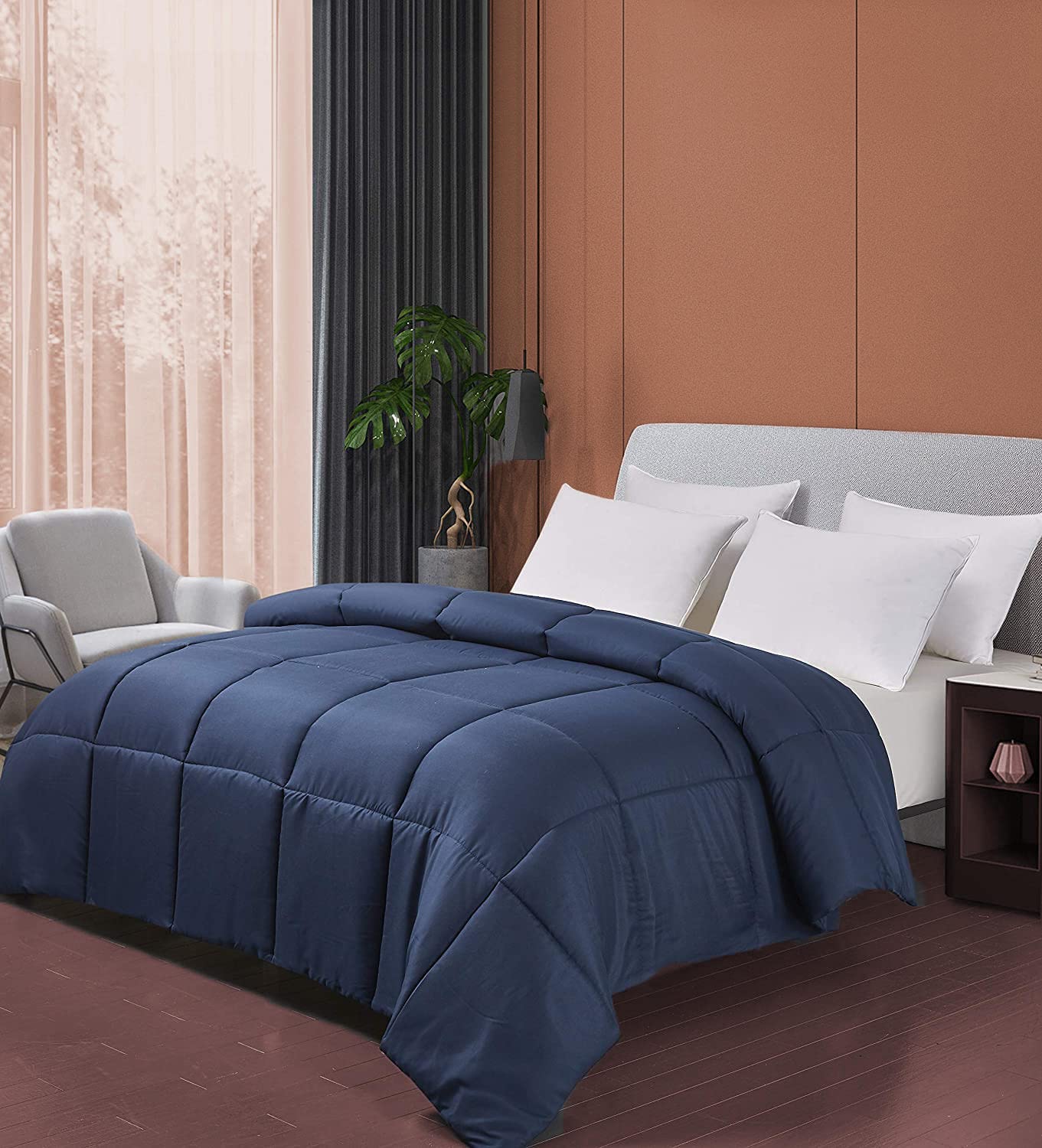 Amazon｜Blue Ridge Home Fashions オールシーズン 掛け布団 ツイン