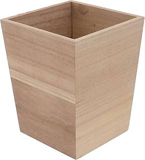 HEMOTON Vaso de madeira para vaso de flores, rústica, peitoril da janela, caixa para vasos de suculentas, vaso de flores de madeira rústico para decoração de jardim, pátio e pátio
